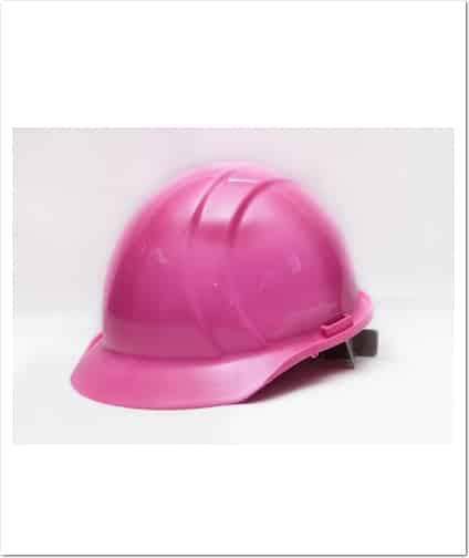 casque chantier rose pinktoolbelts.com