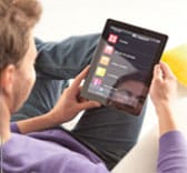 application domotique Somfy sur tablette