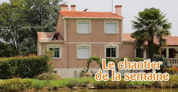 chantier renovation toiture bazoges une