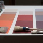 Palette avec différentes nuances de couleur