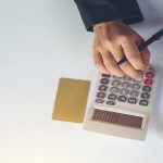 finance and accounting concept. business woman working on desk