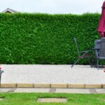 utiliser les bordures pour separer terre et gravier