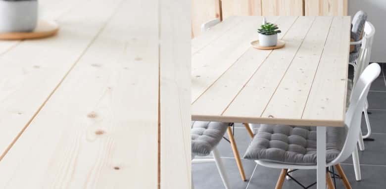 une table a manger en bois