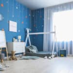 interior of modern children's room