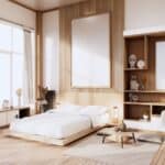 Une chambre complète en bois.