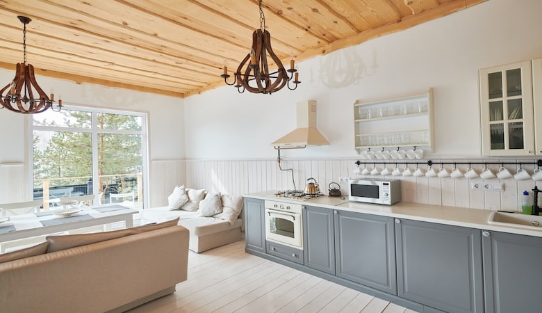 Une cuisine cottage.