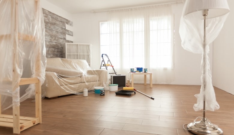 Un appartement en rénovation.