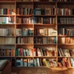 Une grande bibliothèque.