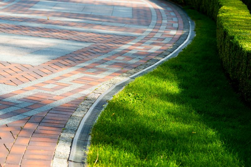 allée carrosable en pavés en béton drainant