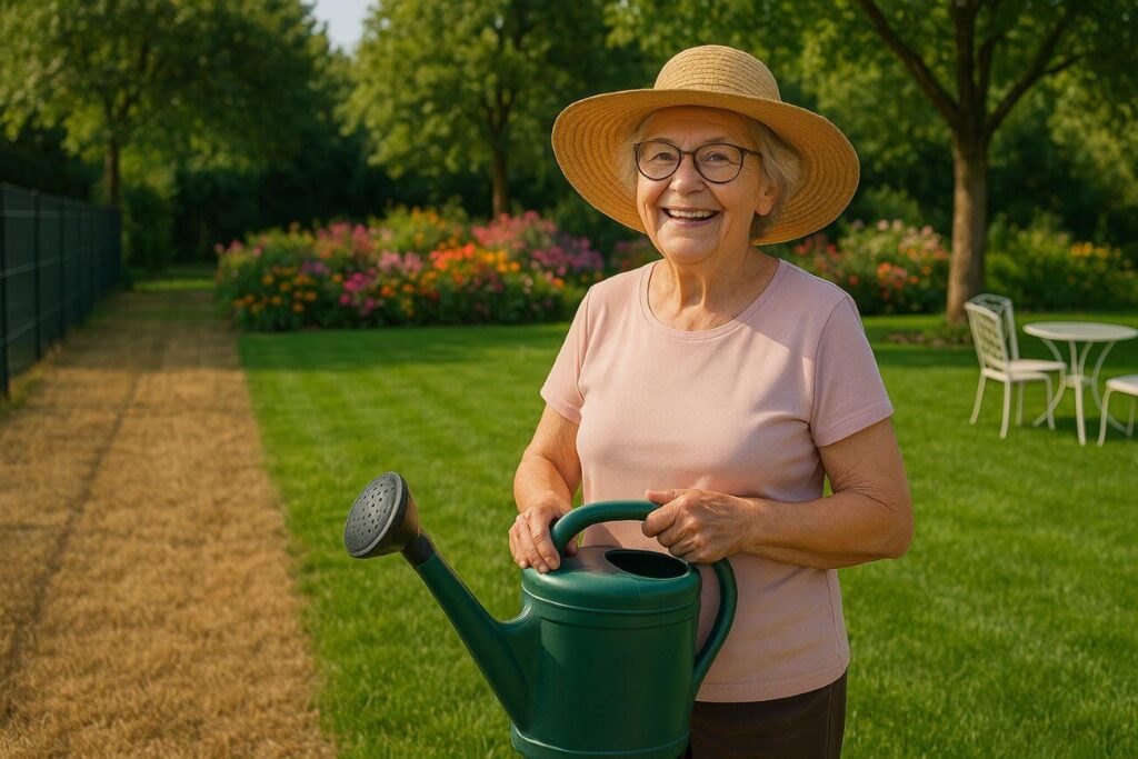 astuce de grand mère pelouse grillée
