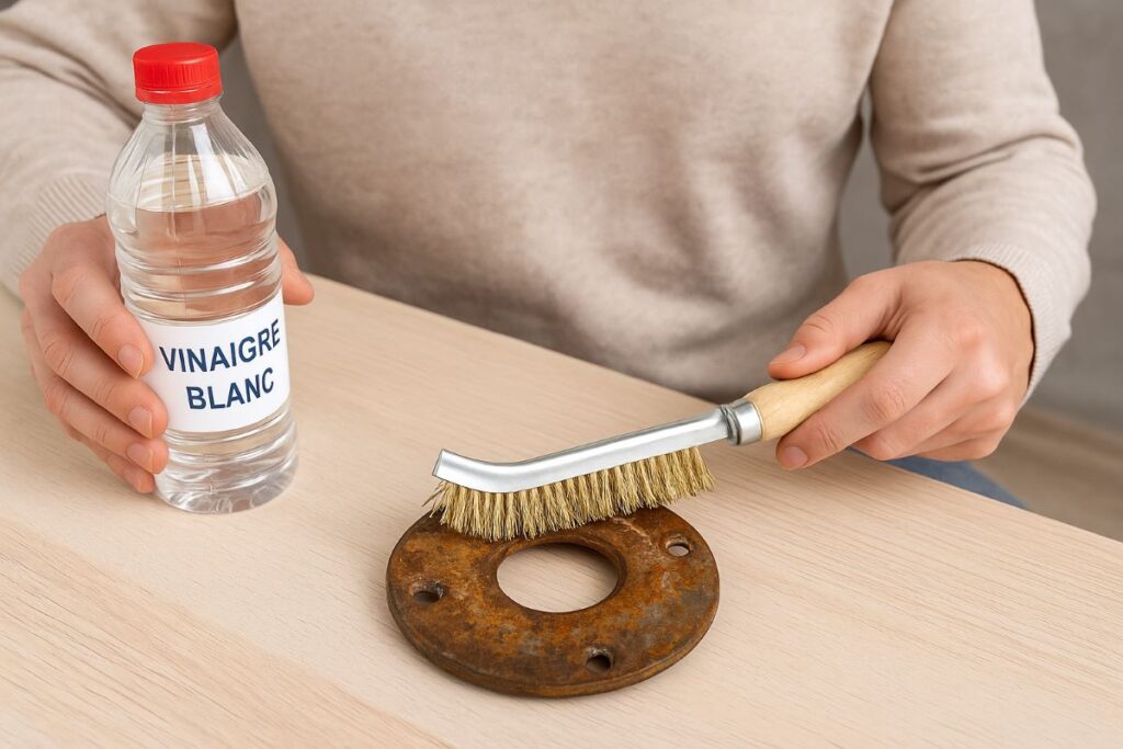 enlever rouille sur objet metal