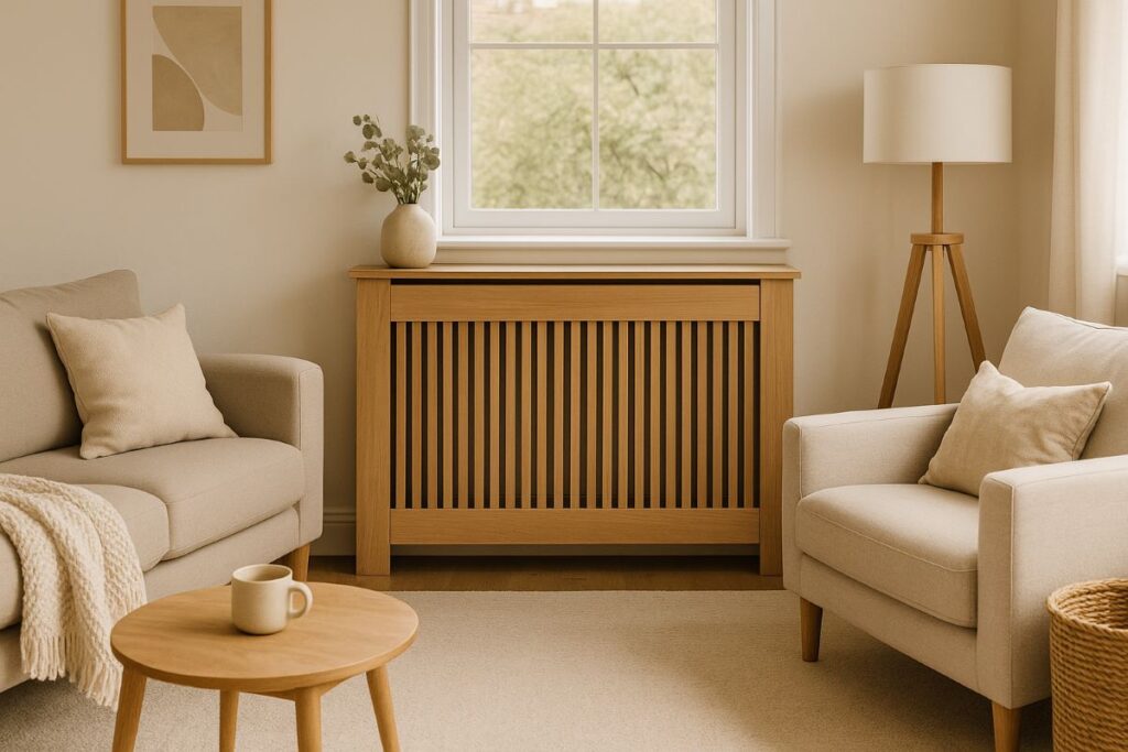 idées de cache radiateur moderne en bois