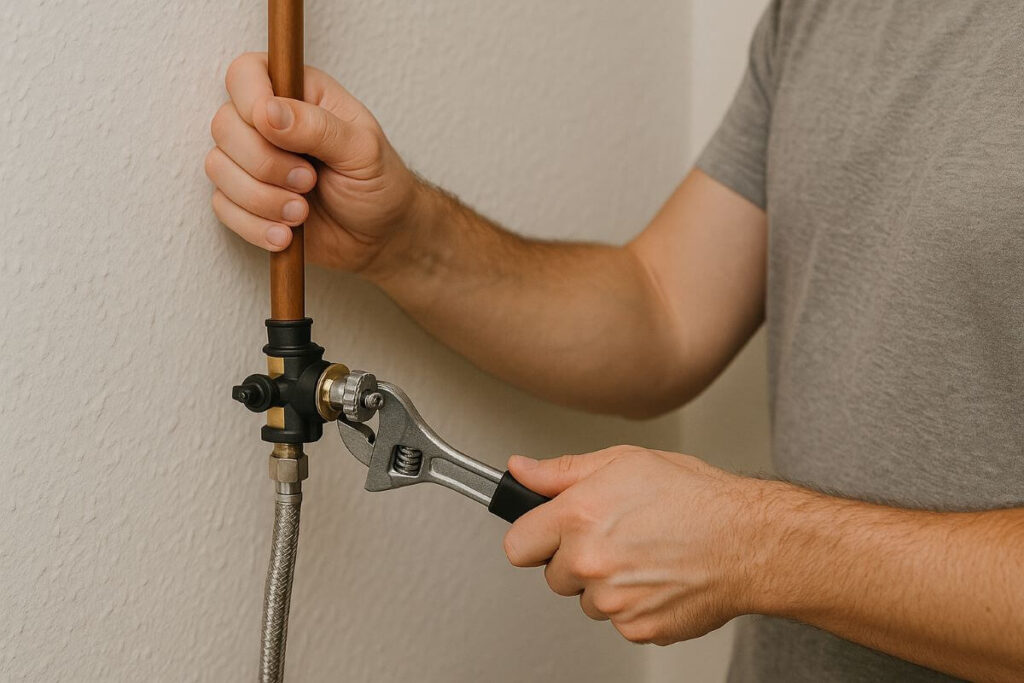 remplacement robinet autoperceur