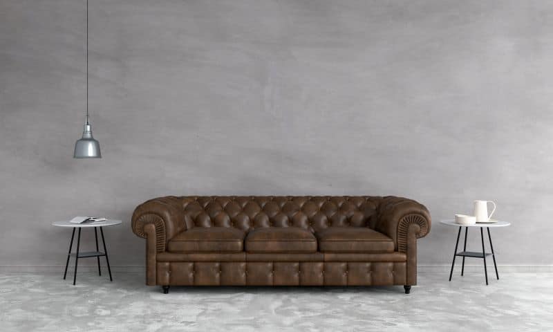nettoyage canapé en cuir chesterfield