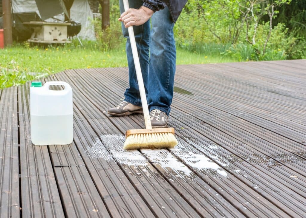 nettoyer terrasse en bois