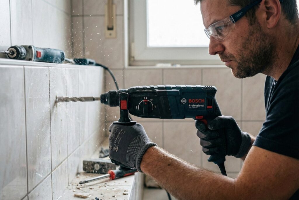 comment percer dans du carrelage