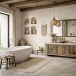 beton cire beige salle de bain 3