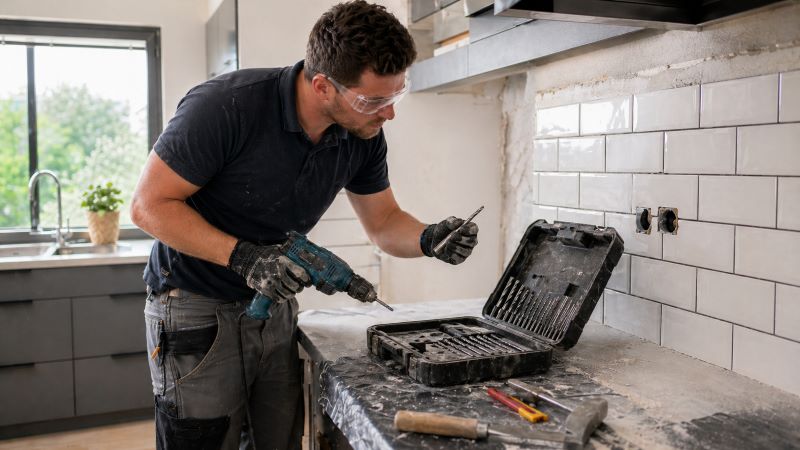 choisir foret pour percer carrelage