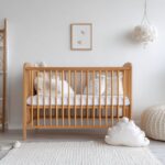 lit bébé en bois