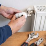 pose d'un robinet thermostatique