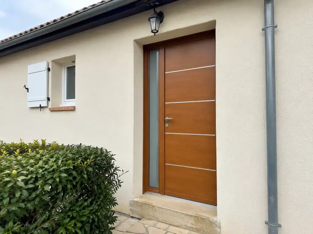 porte mixte alu bois