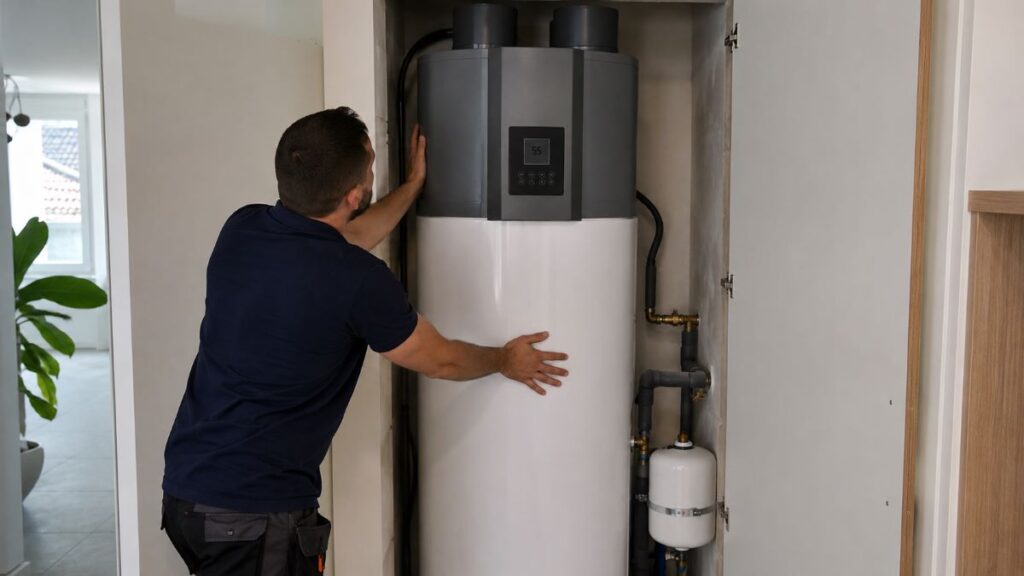 installation chauffe eau thermodynamique monobloc