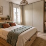 rangement petite chambre à coucher