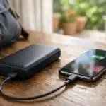 Comment utiliser un power bank pour recharger un smartphone en déplacement